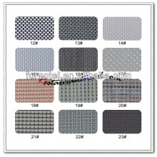T087 PVC Cinza Tone Weave Placemat / Coaster / Dish Mat